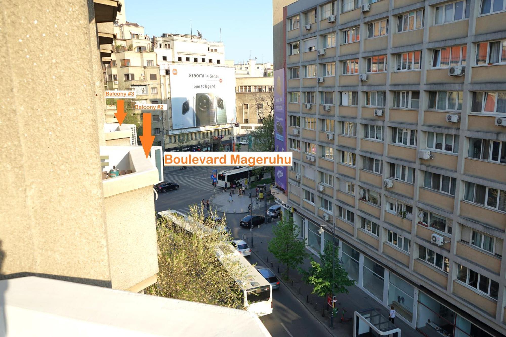 Spacious 3Br, 2Bt With 5 Balconies Bucharest Exterior photo