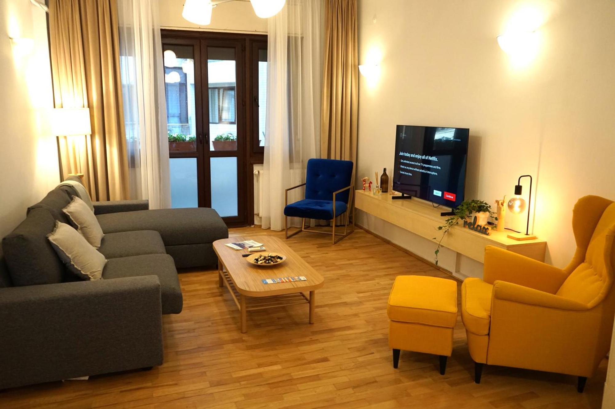 Spacious 3Br, 2Bt With 5 Balconies Bucharest Exterior photo